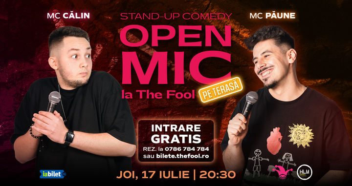 The Fool Open Mic la Terasă: MCs Moise & Păune