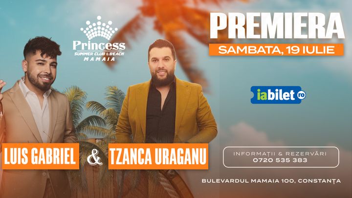 Mamaia:  Concert Tzanca Uraganu si Luis Gabriel